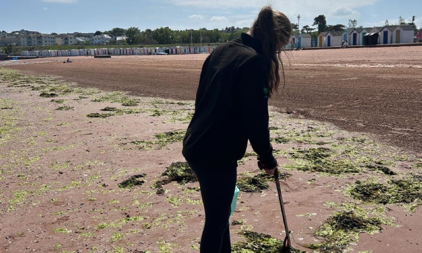 Year 11 BTEC Students Goodrington Beach Clean